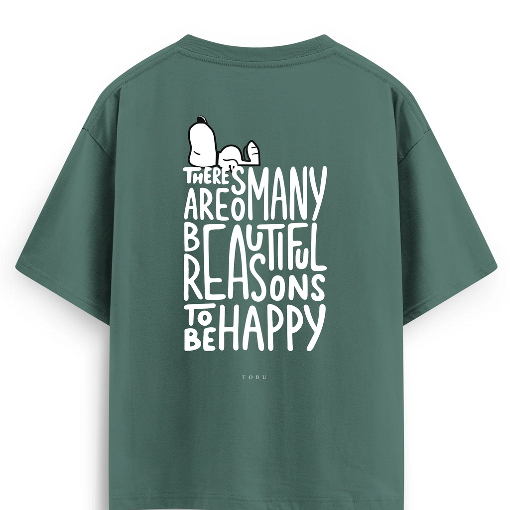 Oversize T-shirt / Mindset / To Be Happy