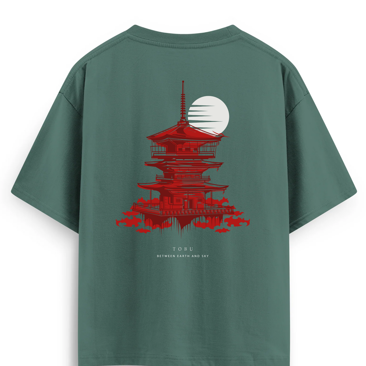 Oversize T-shirt / Instinct / japanese Temple