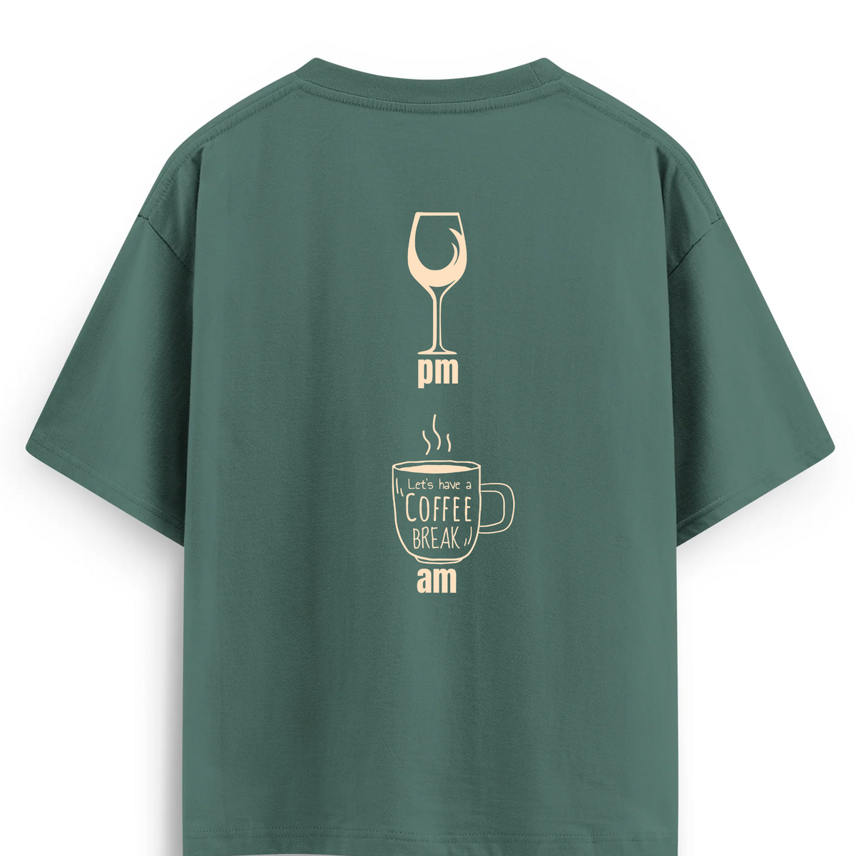 Oversize T-shirt / Mindset / PM/AM