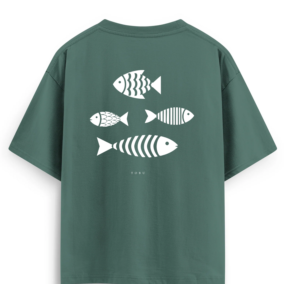 Oversize T-shirt / Tobu Studio / Traditional fish