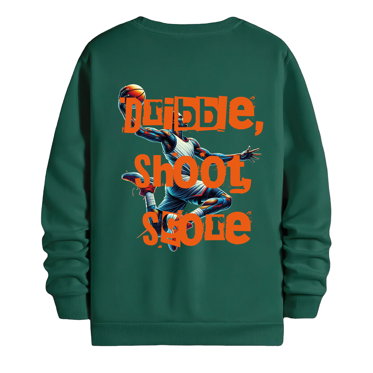 TOBU Unisex / Regular Şardonlu Sweatshirt / Dribble