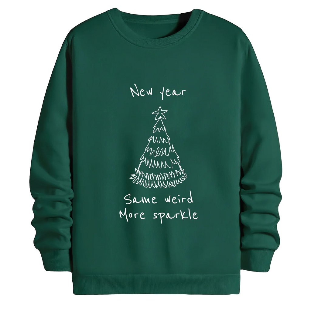TOBU Unisex / Regular Şardonlu Sweatshirt / New Year
