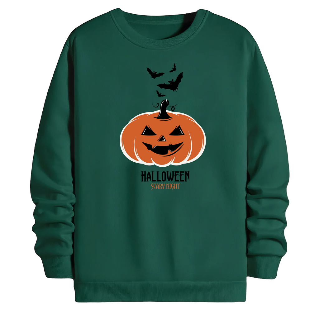 TOBU Unisex / Regular Şardonlu Sweatshirt / Scary Night