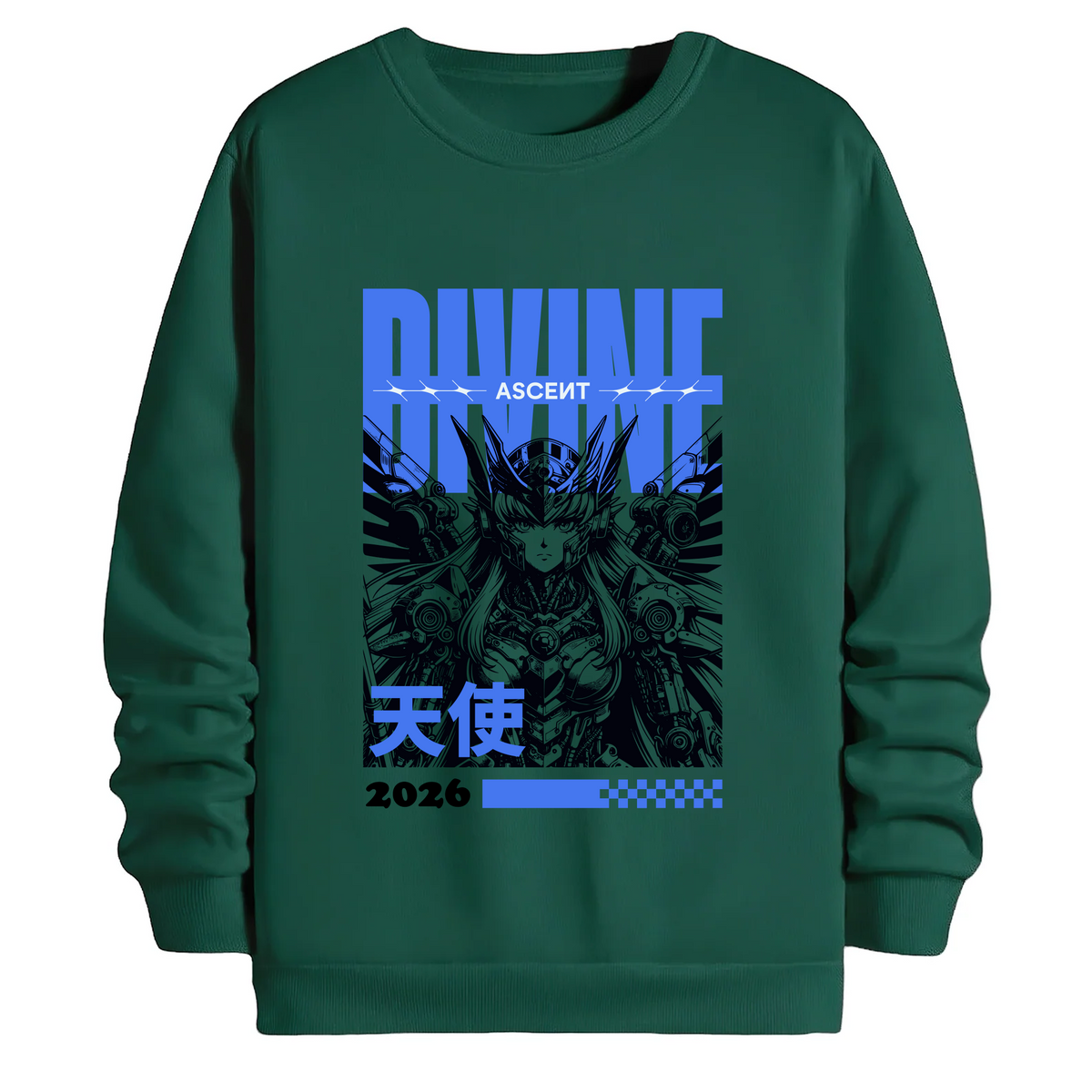 TOBU Unisex / Regular Şardonlu Sweatshirt / Ascent