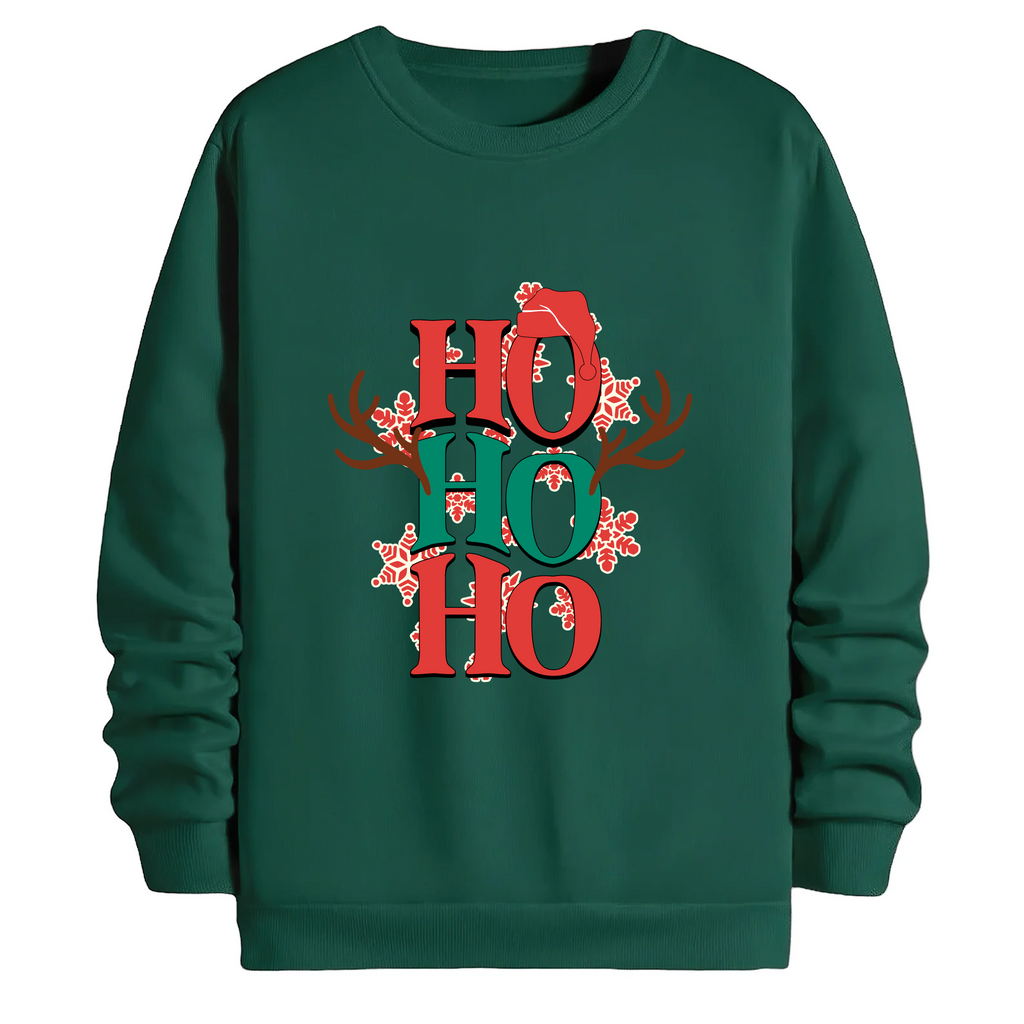 TOBU Unisex / Regular Şardonlu Sweatshirt / Ho Ho