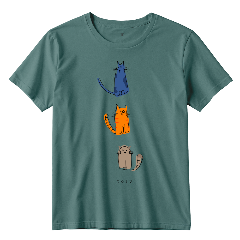 Çocuk T-shirt / Cat Trio