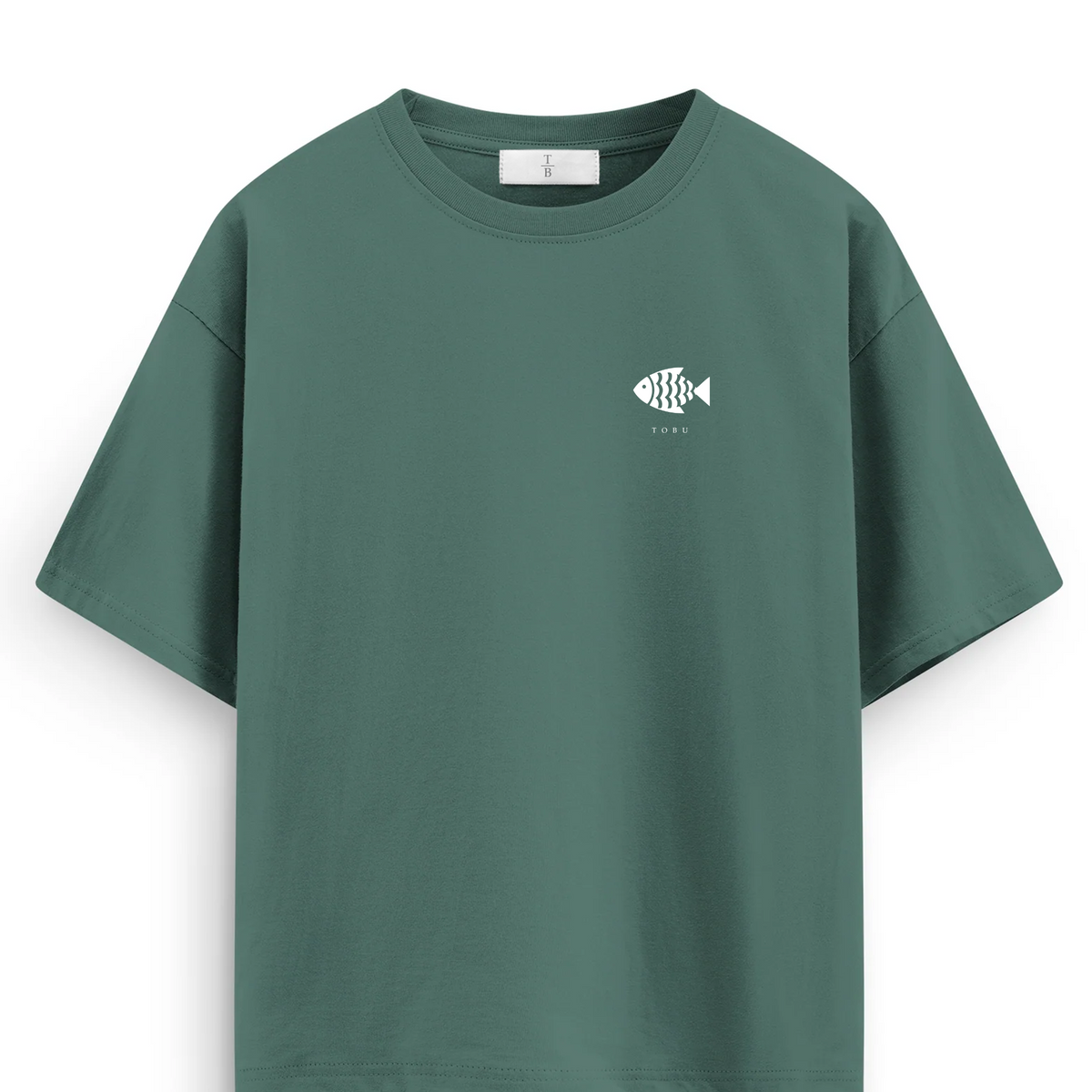 Oversize T-shirt / Tobu Studio / Traditional fish