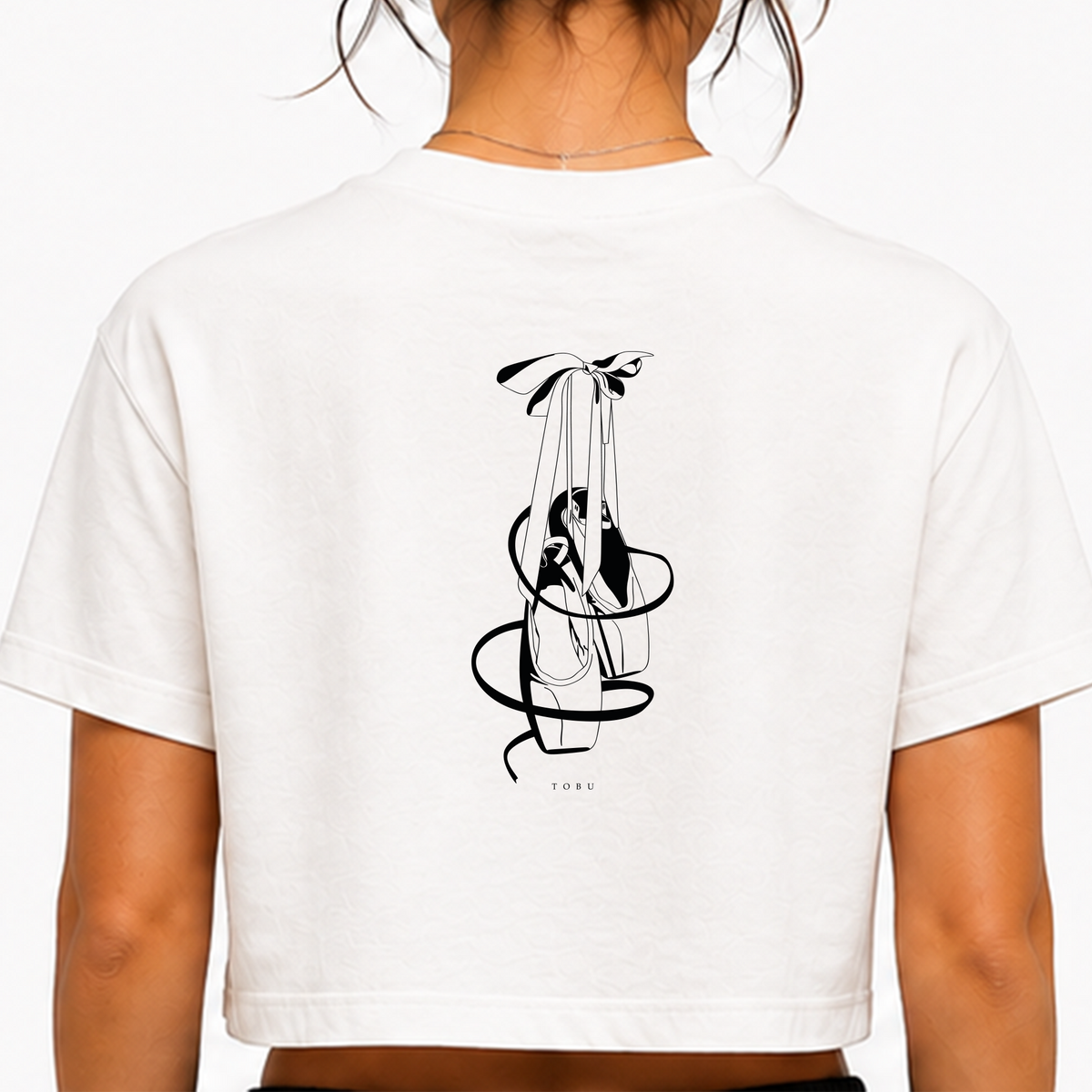 Kadın Crop Tshirt / Balerin