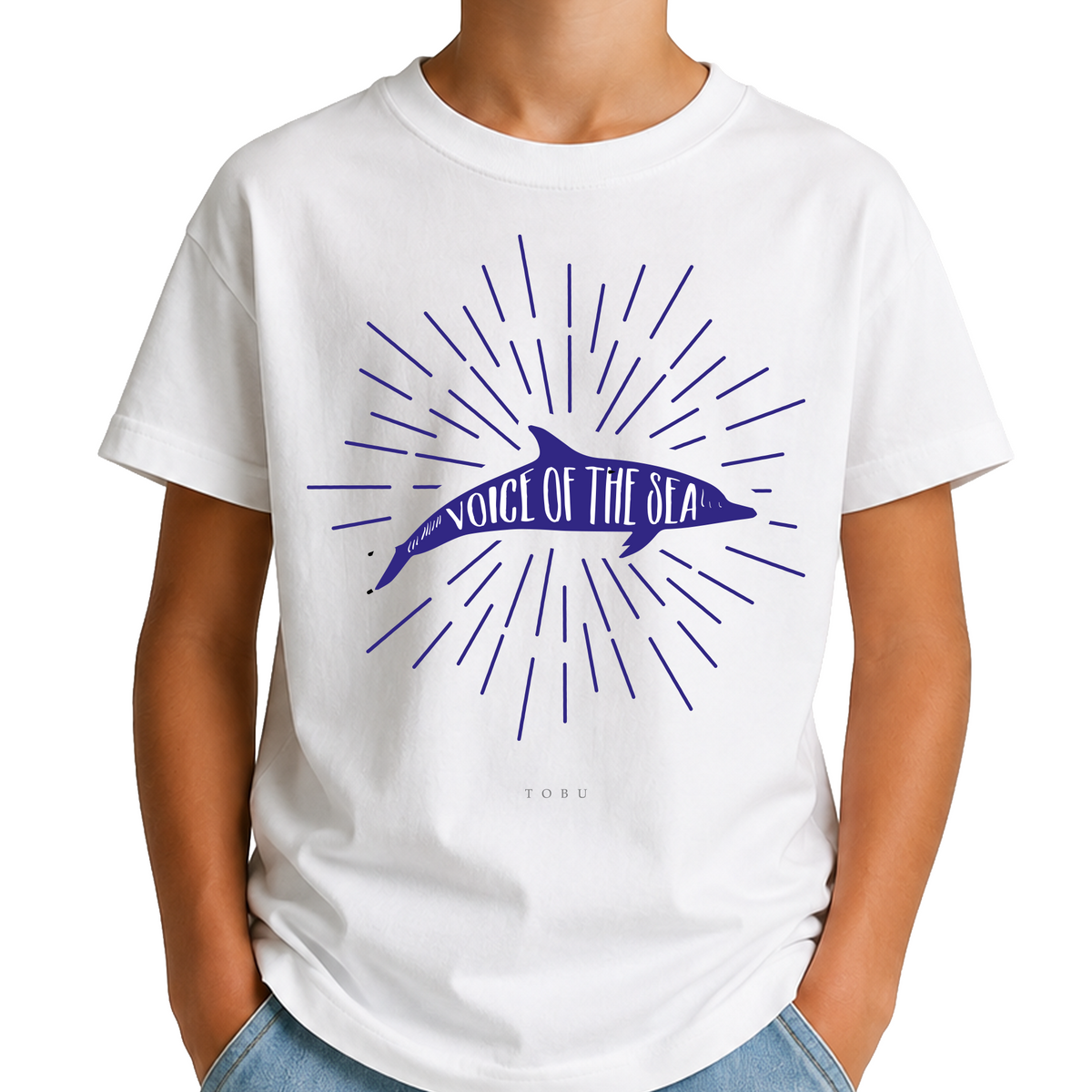 Çocuk T-shirt / Blue Whale