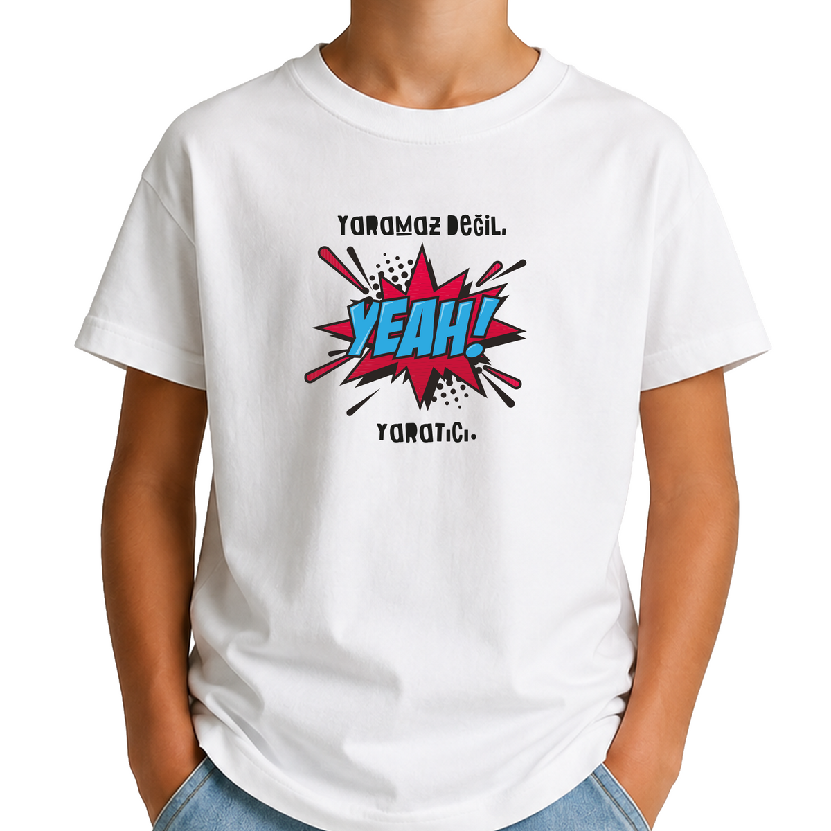 Çocuk T-shirt / Yaramaz değil Yaratıcı