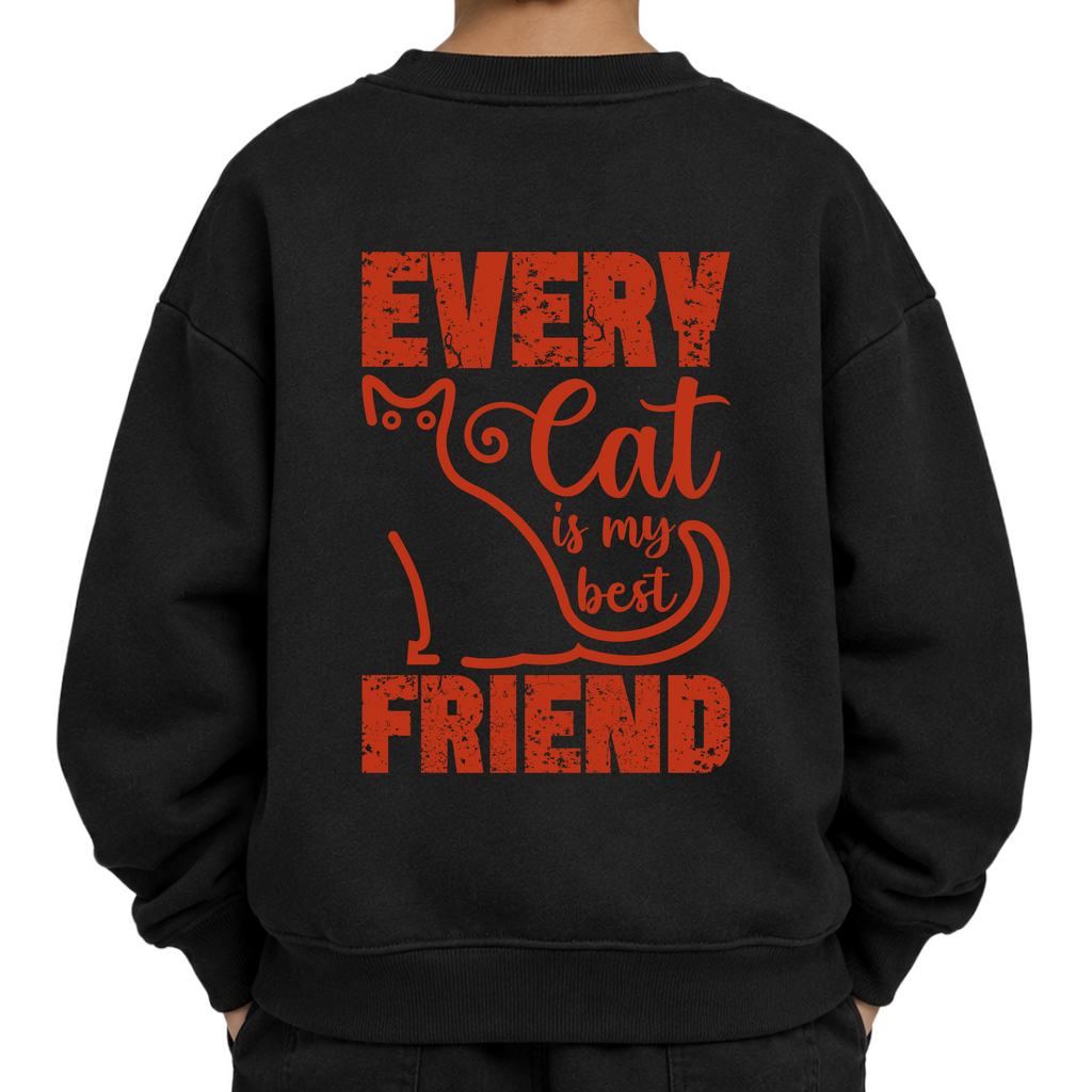 Çocuk Sweatshirt / Cat Friend