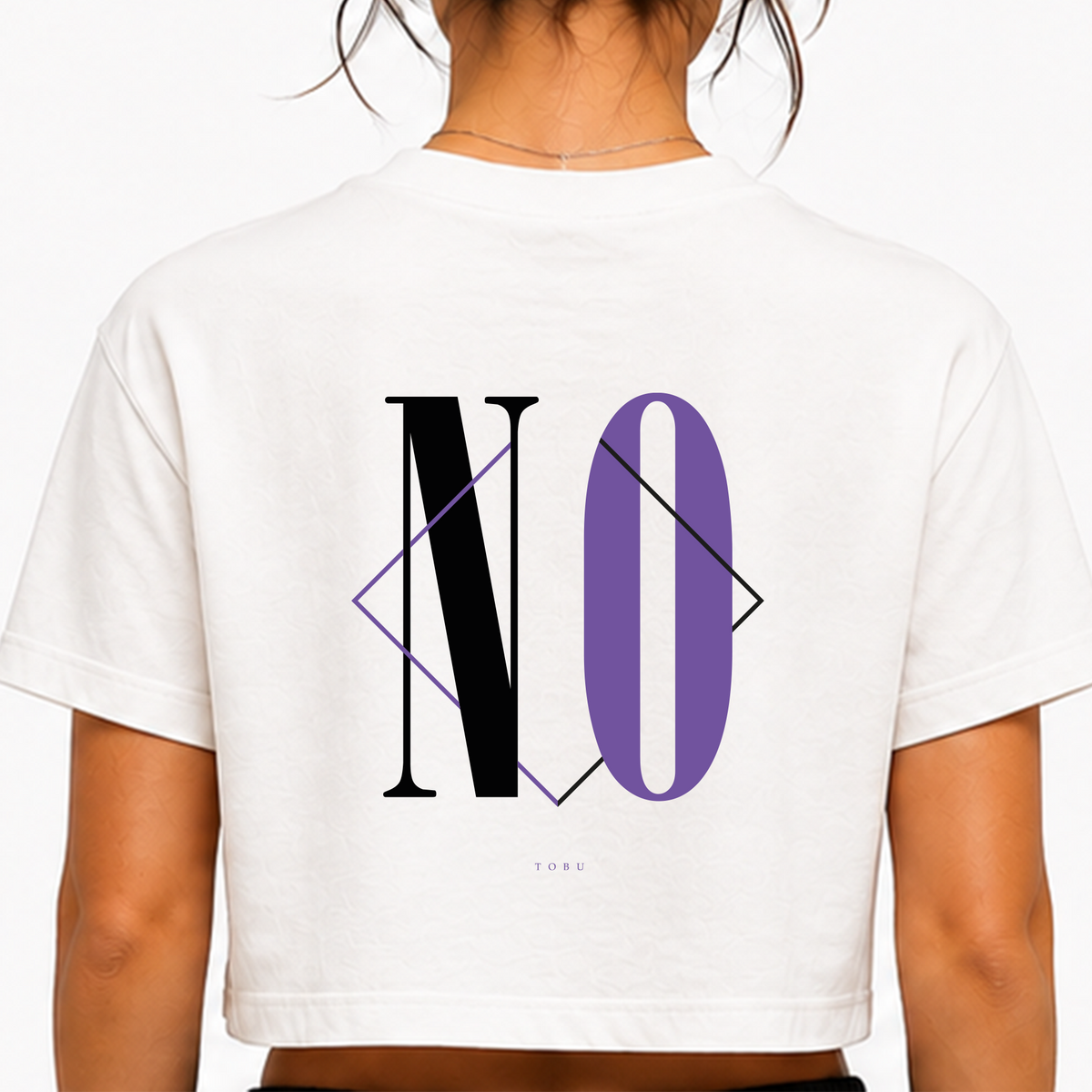 Kadın Crop T-shirt / NO