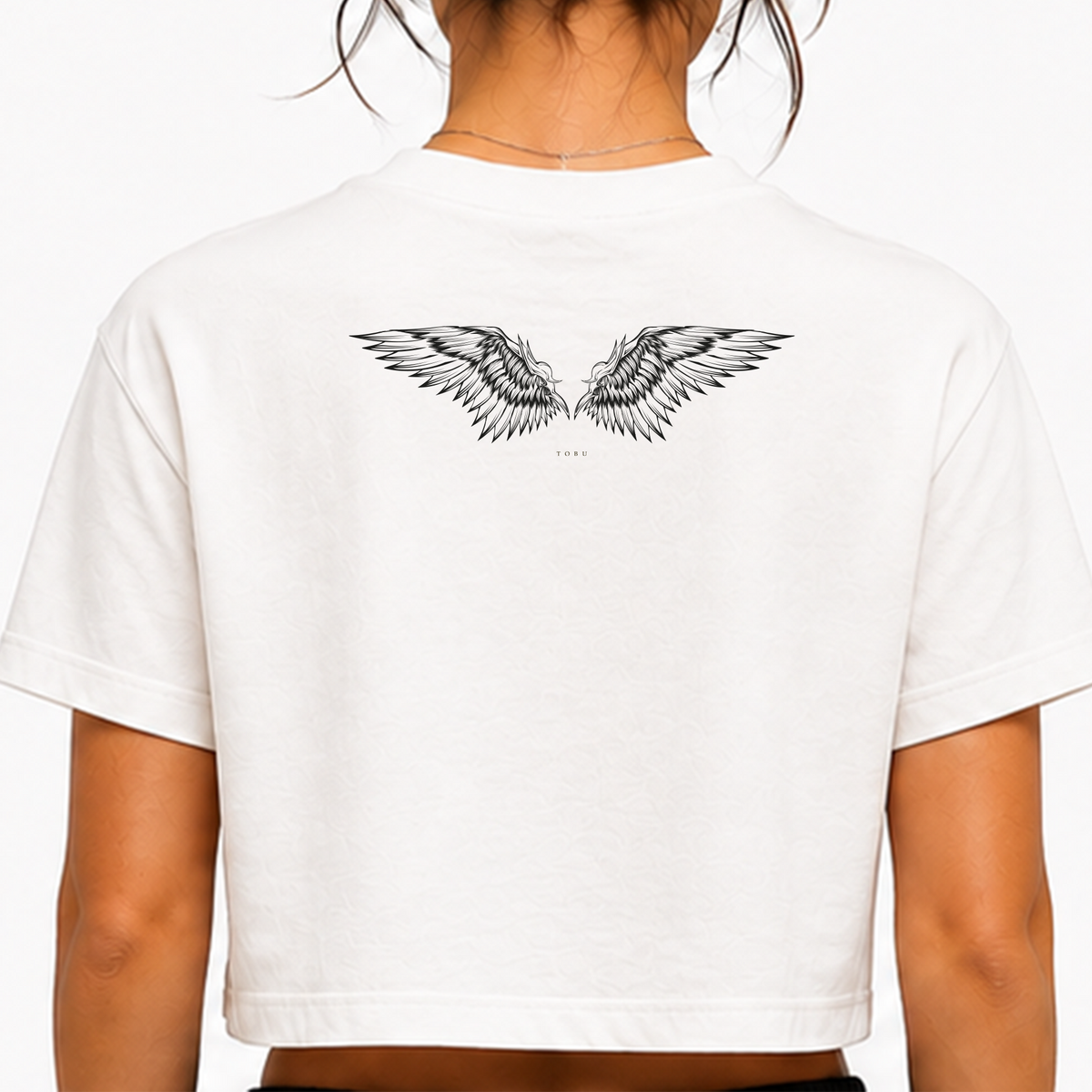 Kadın Crop T-shirt / Angel