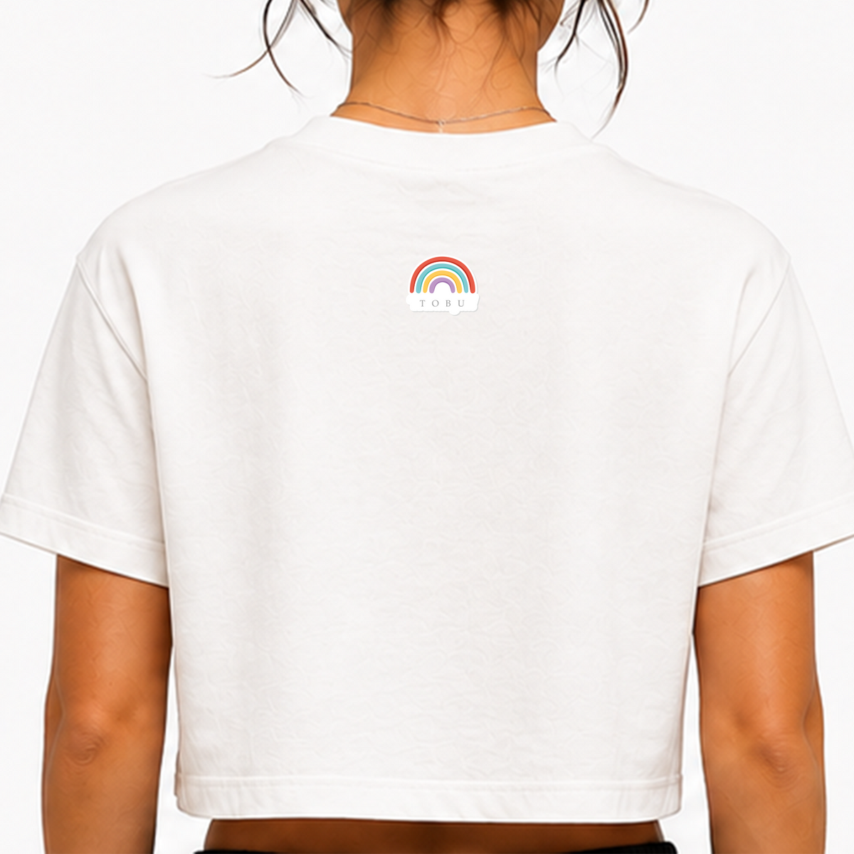 Kadın Crop T-shirt /  Rainbow