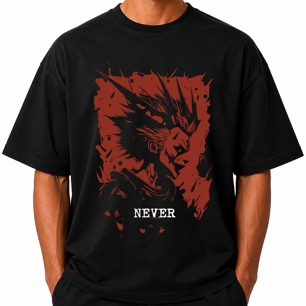 Oversize T-shirt / Anime / Never
